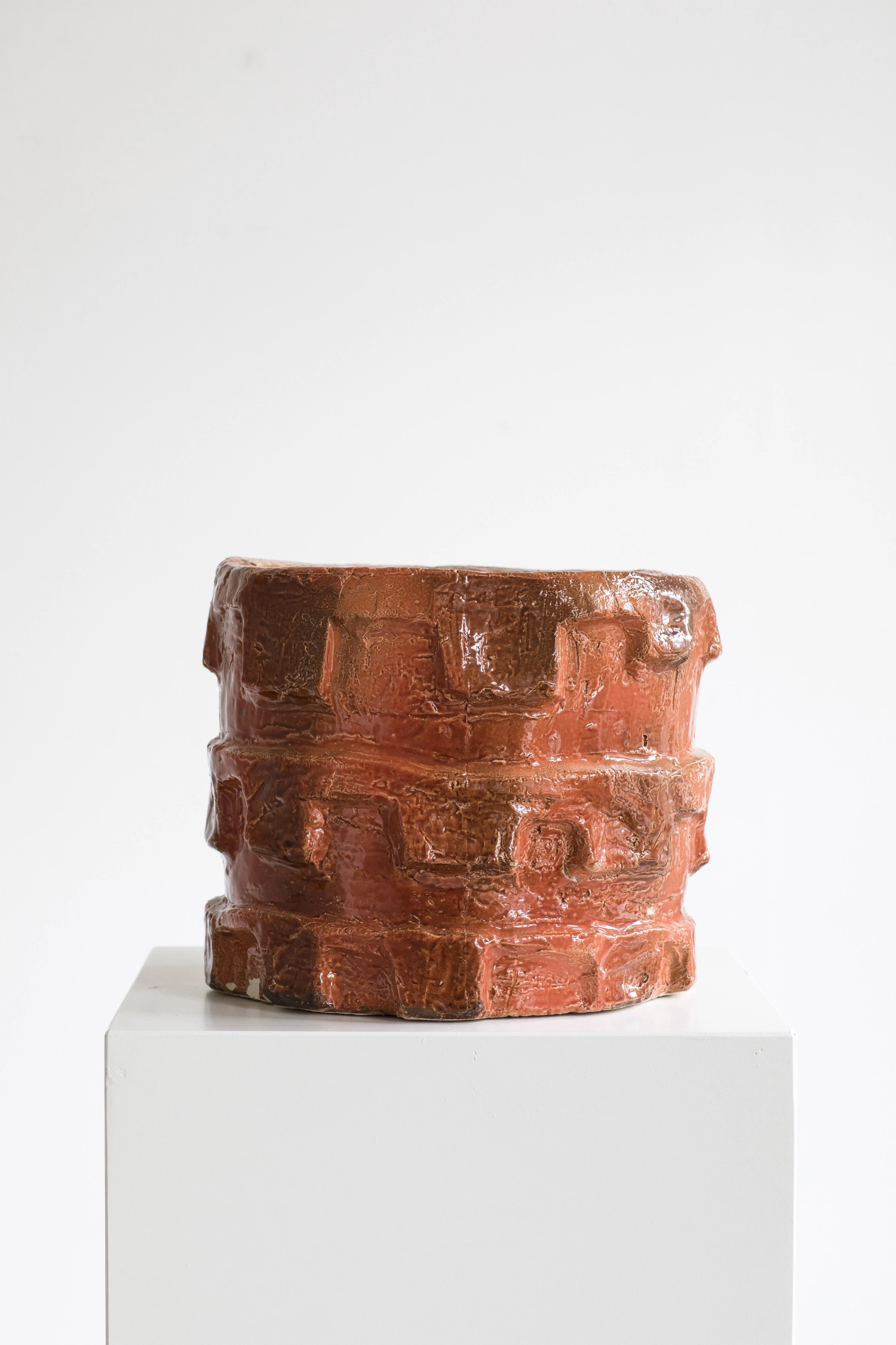 Bela Silva Look At Me Blumentopf D33 H27.5 cm Orange