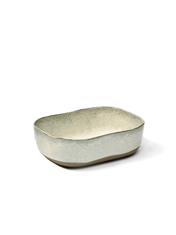 M. La Nou. Table Teller e. tief N°6 14.5X10.5X4.5cm Off Whit