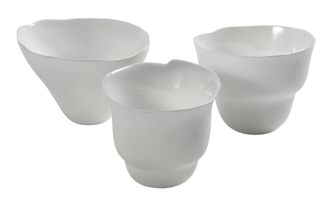 R. Van De Velde Perf. Imperfection Teetassen D8/9/10cm Ass/3