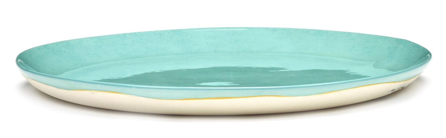 Ottolenghi Feast Assiette 26.5x26.5x2cm Azure Pepper Green