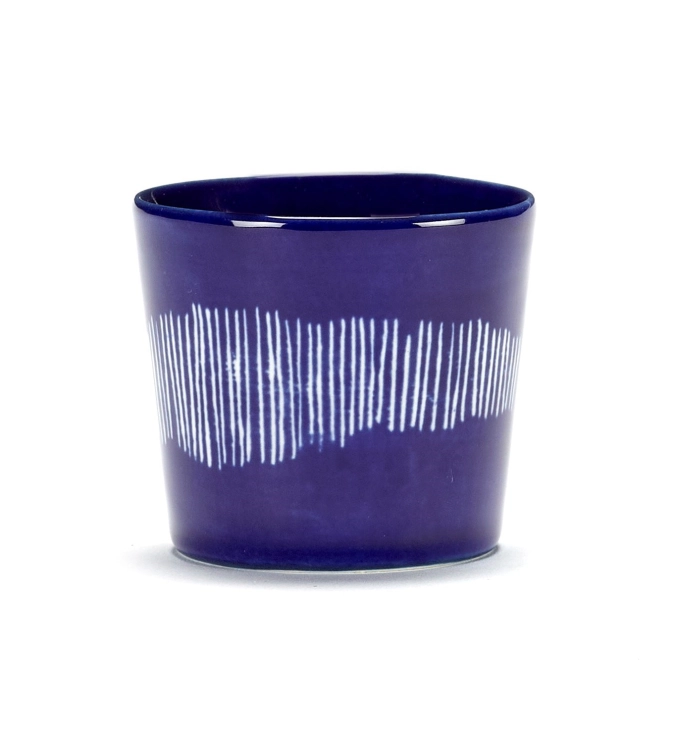 Otto. F. Tasse à espresso 15 cl Lapis Lazuli Swirl-Stripes W