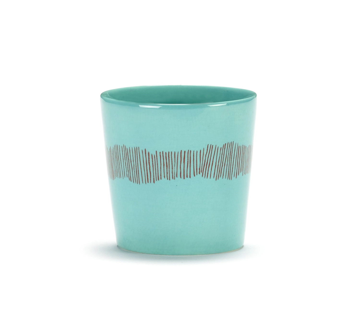 Ottolenghi Feast Tasse à café 25 Cl Azure Swirl-Stripes Red