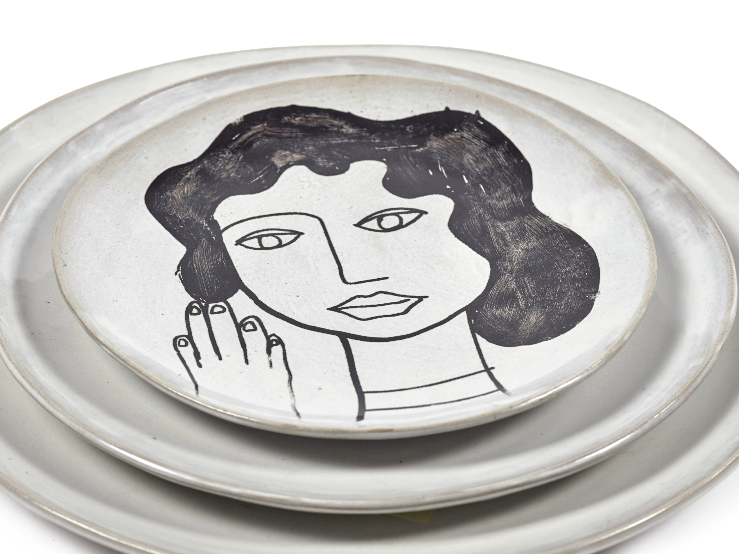 La Mère Teller M D20 H2 cm Off White/Black