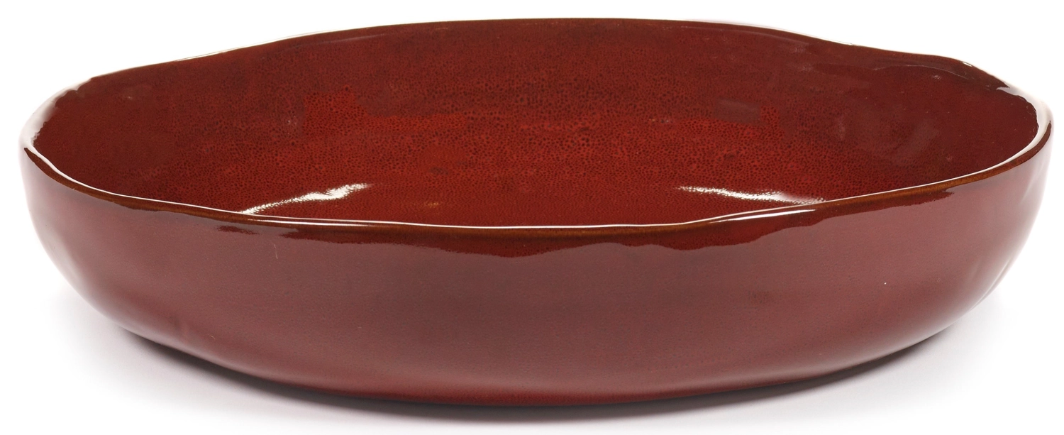 La Mère plat de service M D31.5 H6 cm Venetian Red