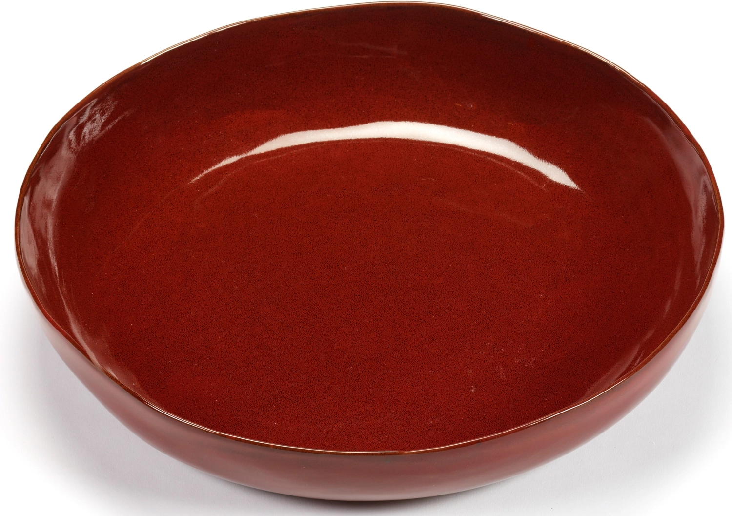 La Mère plat de service M D31.5 H6 cm Venetian Red