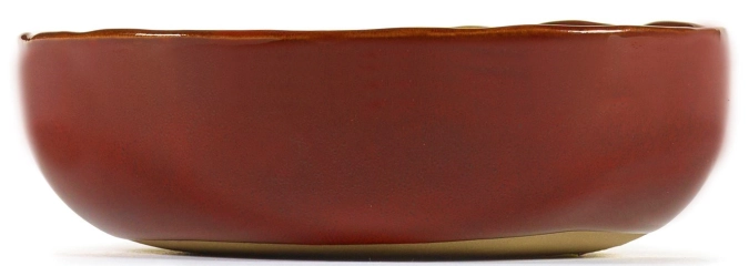 La Mère Plat M D16.5 H4.5 cm Venetian Red