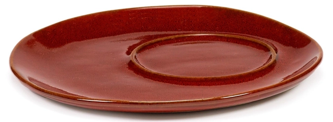 La Mère Soucoupe à café D14.5 H1.5 cm Venetian Red