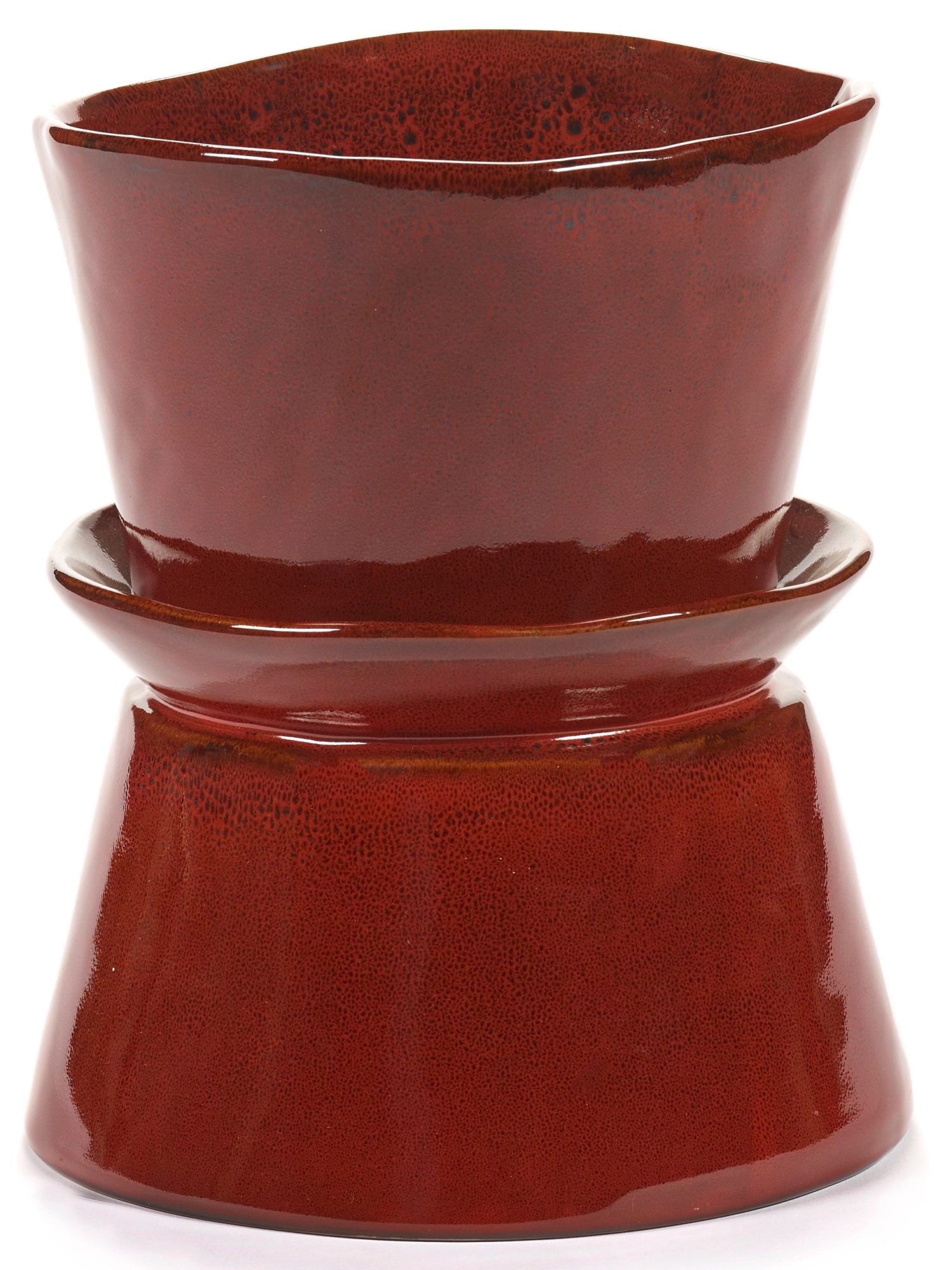 La Mère Vase/Servierschale D19 H22 cm Venetian Red