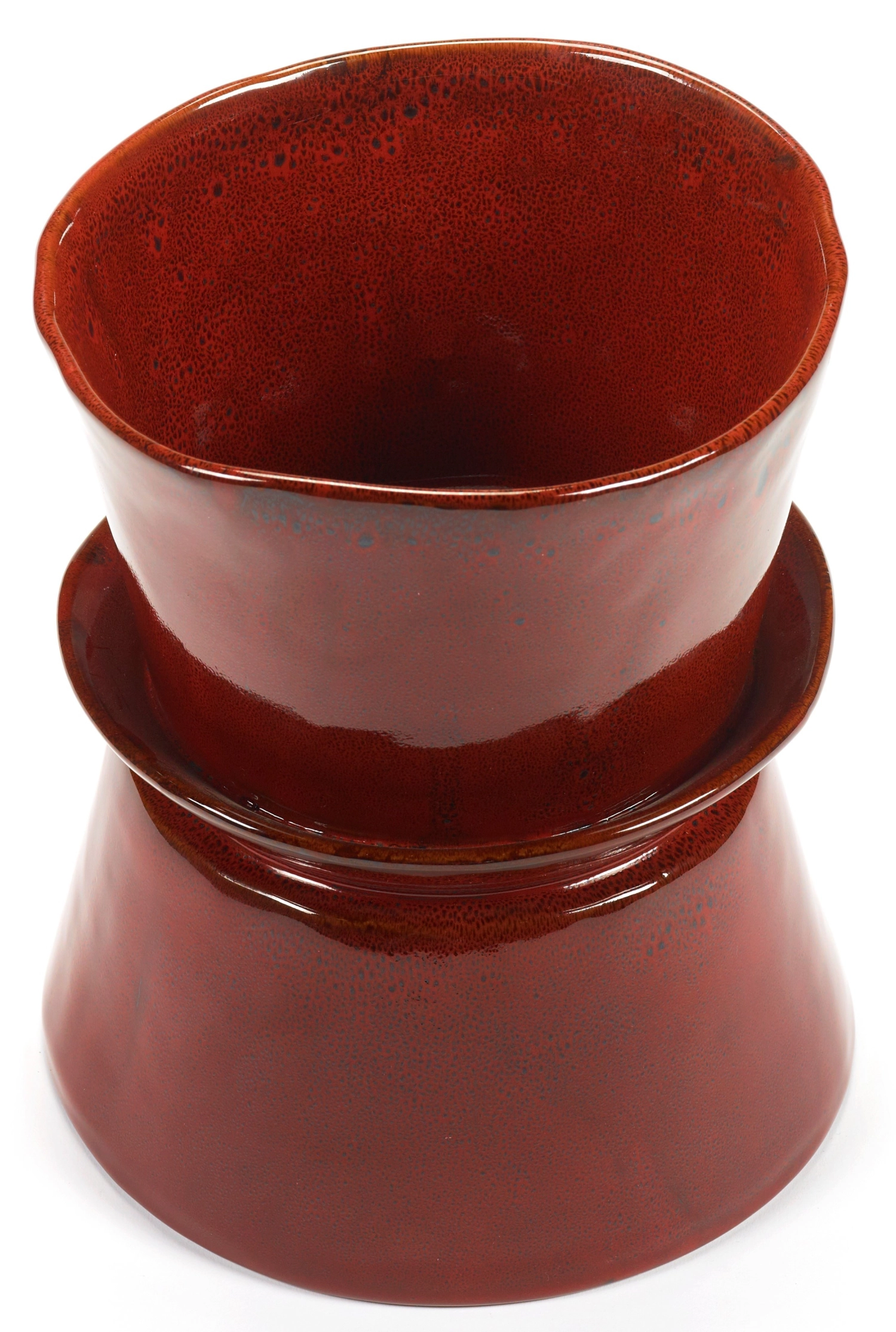 La Mère Vase/Servierschale D19 H22 cm Venetian Red