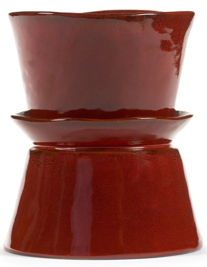 La Mère Vase/Servierschale D19 H22 cm Venetian Red