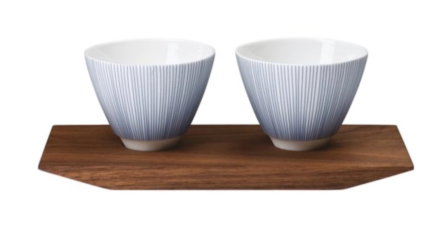 Soda Set de 2 coupelles amuse-bouche sur plateau