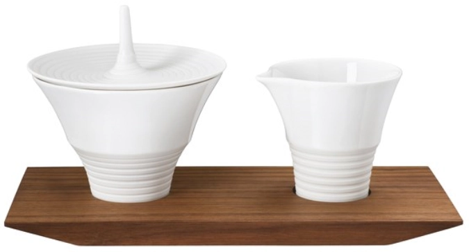 Pulse set de 2 lait et sucre sur plateau