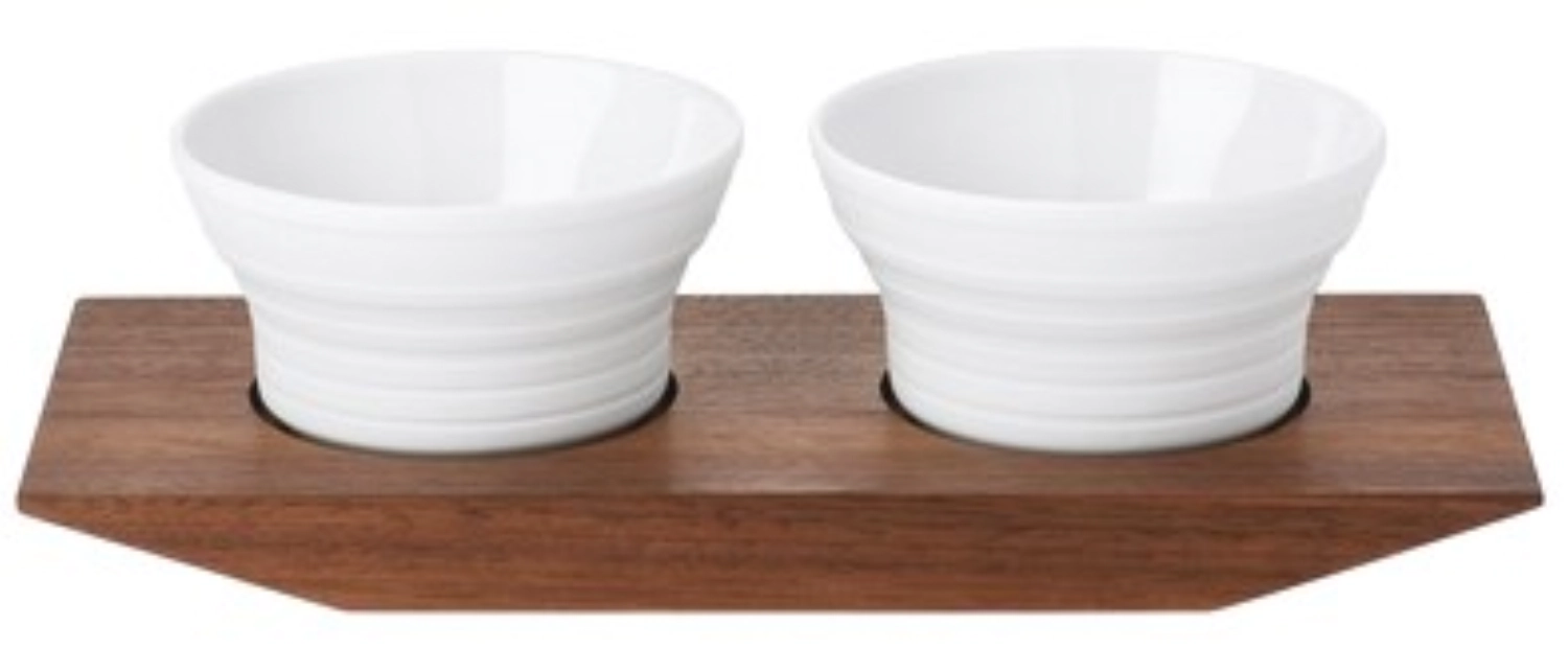 Pulse Lot de 2 coupelles à sel et à épices sur plateau