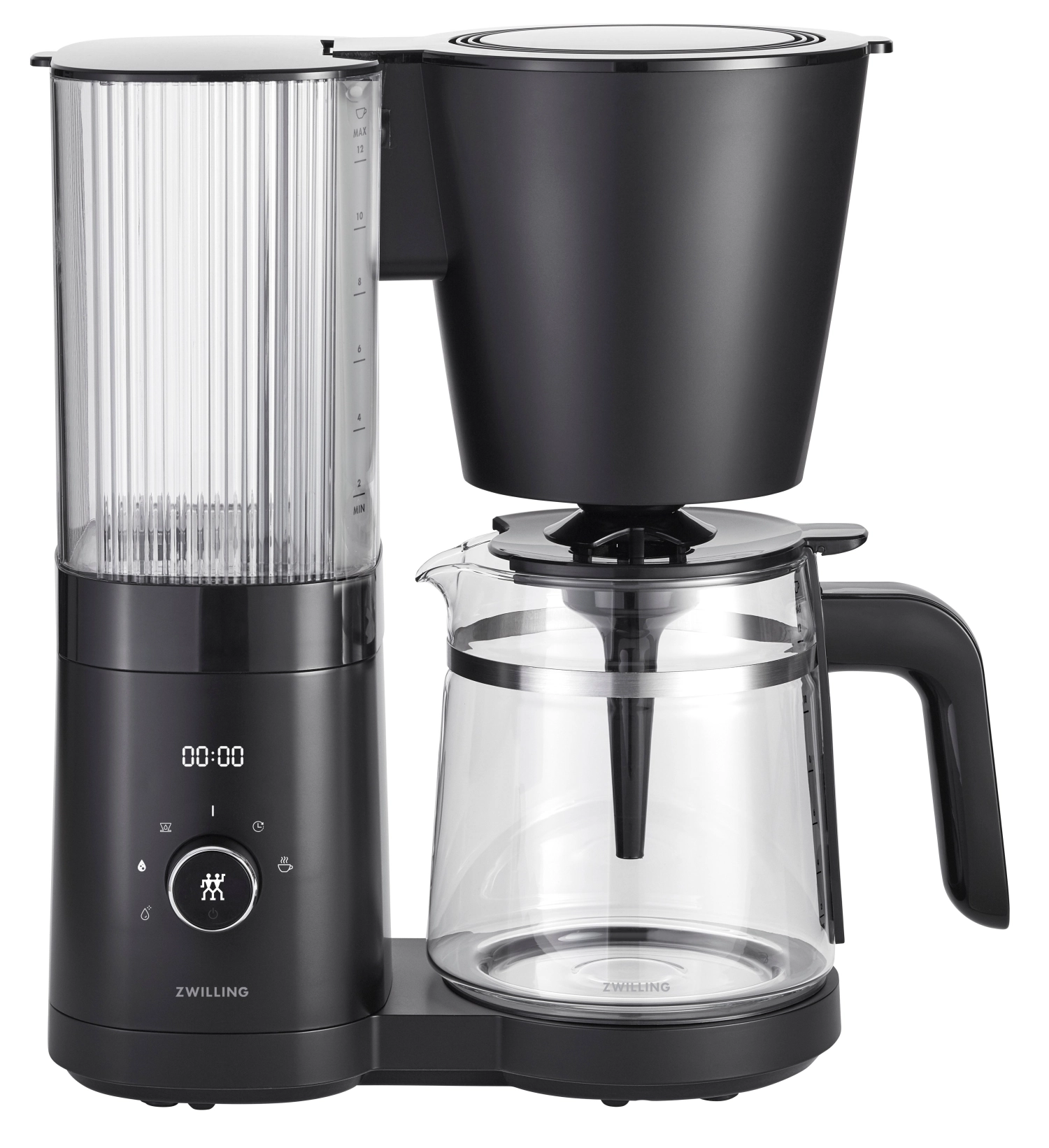 Enfinigy cafetière filtre noir 1.5l