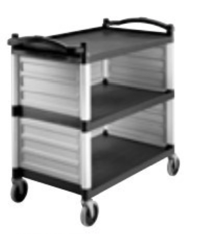 Servierwagen 3 Etagen Schwarz