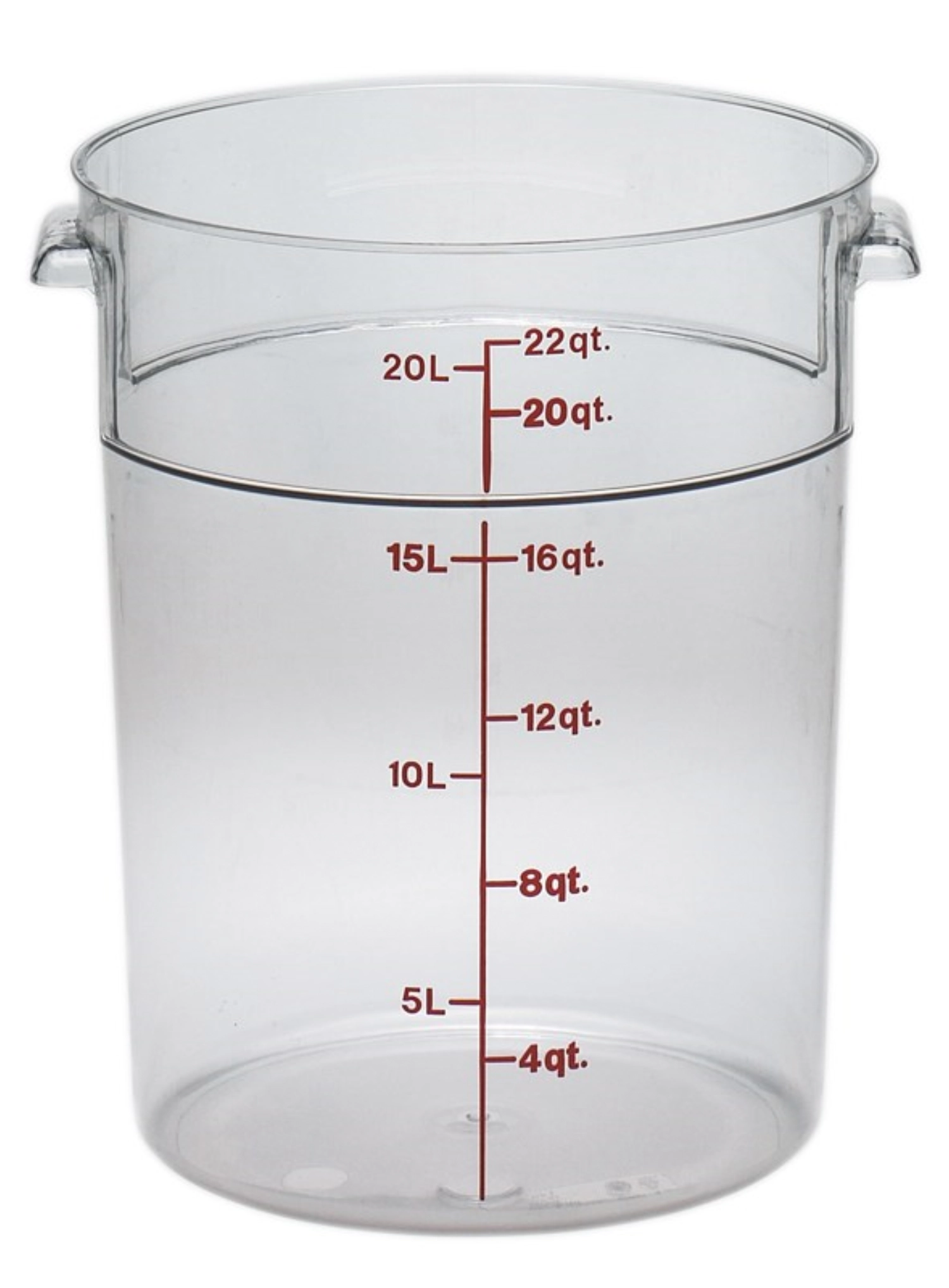 Camwear récipient rond 20.8 lt, H : 38.1cm D : 37.8cm