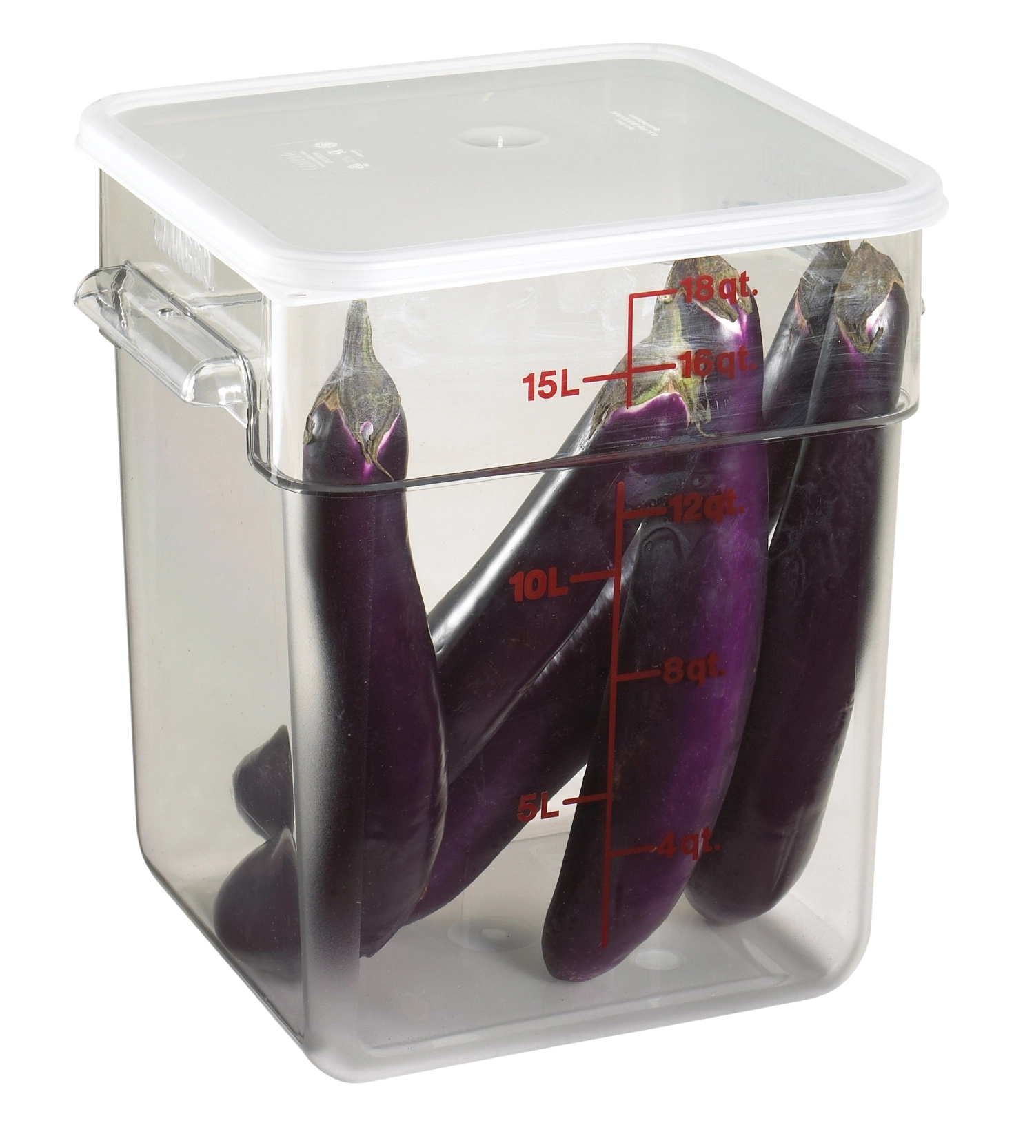 Couvercle p. Récipient Quadr.