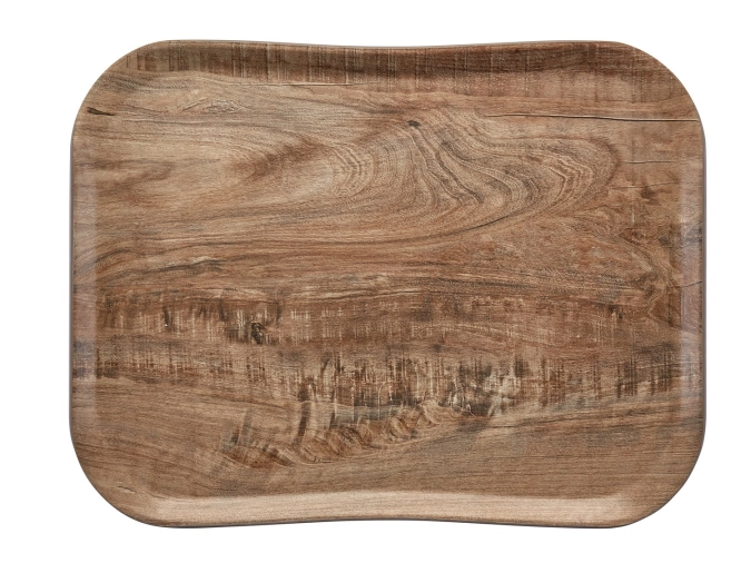 Versa Century Holzoptik Tablett 33x43cm Hell-Oliv