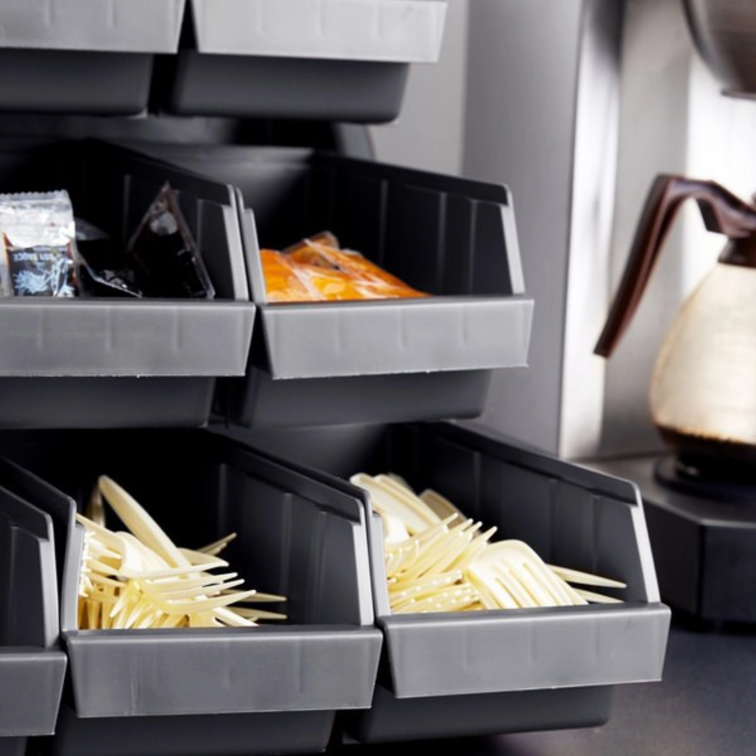 Distributeur de couverts 12 barquettes Du