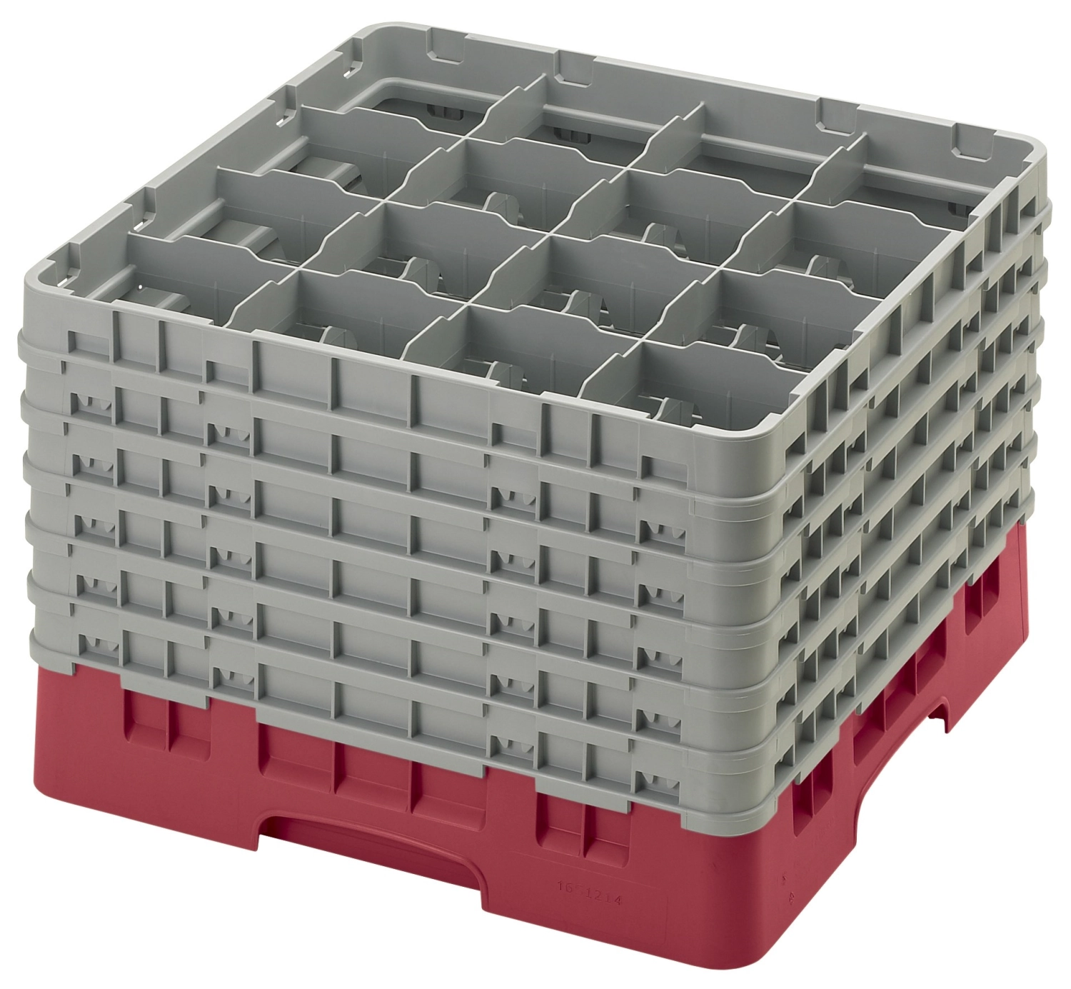 Camrack a. 16 compartiments 32cm Cranberry
