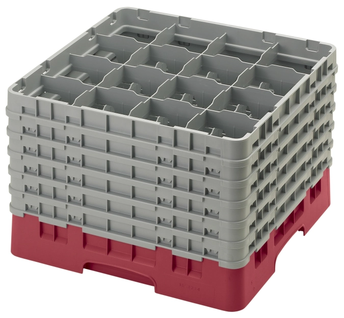 Camrack a. 16 compartiments 32cm Cranberry