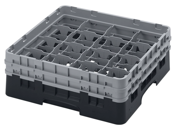 Camrack 16 compartiments 13.3cm noir