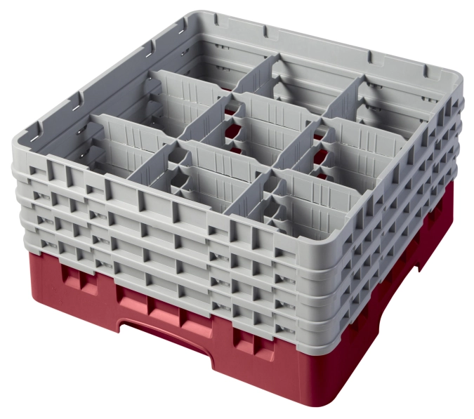 Camrack a. 16 compartiments 21.5cm Cranberry