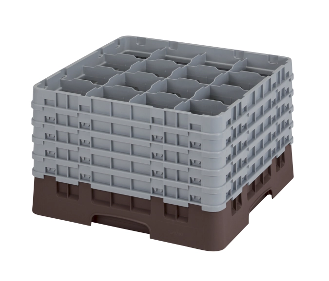 Camrack a. 20 compartiments 27.9cm Marron