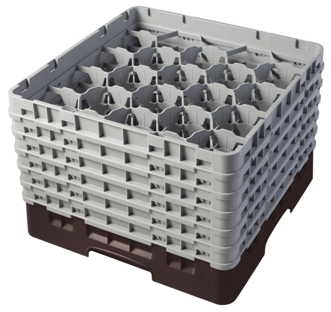Camrack a. 20 compartiments 29.8cm Marron