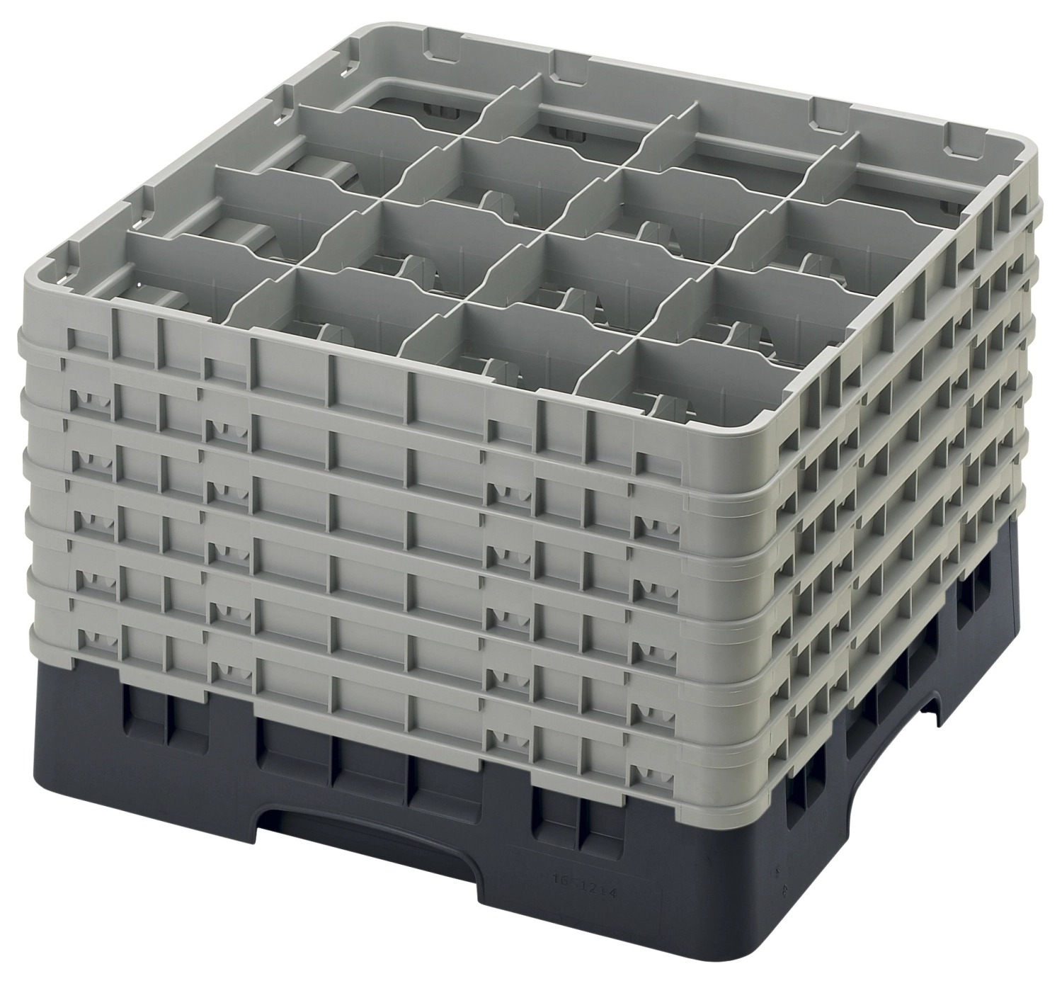 Camrack a. 20 compartiments 32cm noir