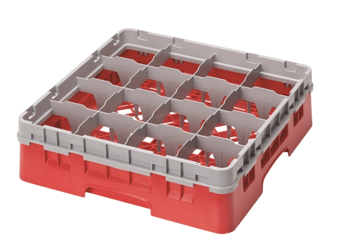 Camrack a. 20 compartiments 11.4cm rouge