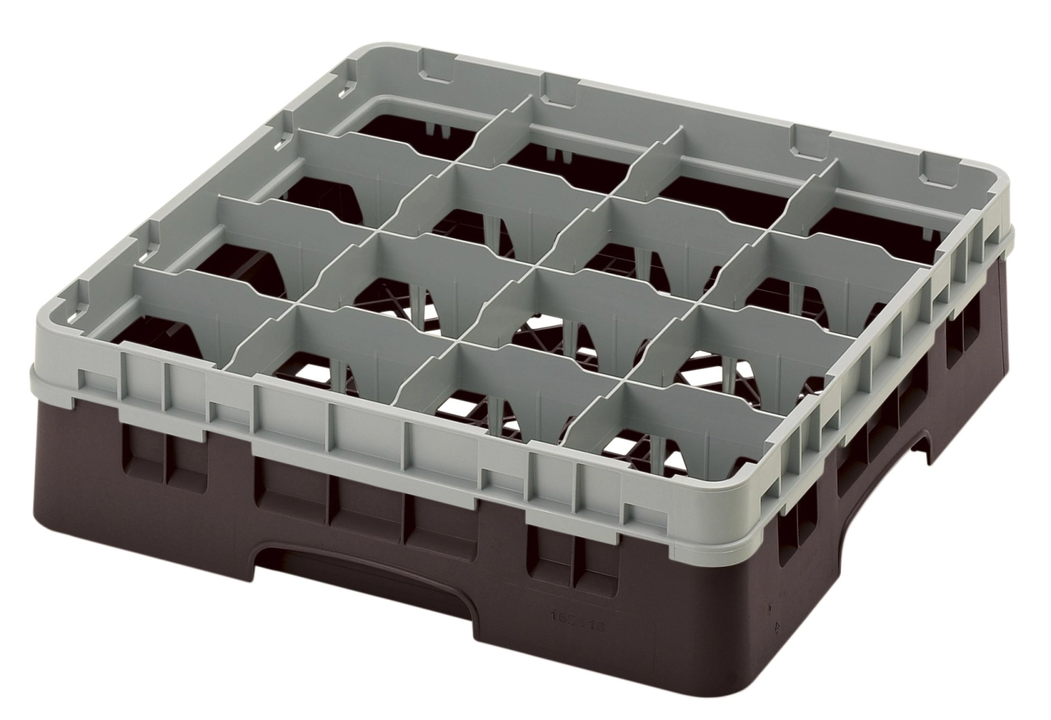Camrack a. 20 compartiments 11.4cm brun