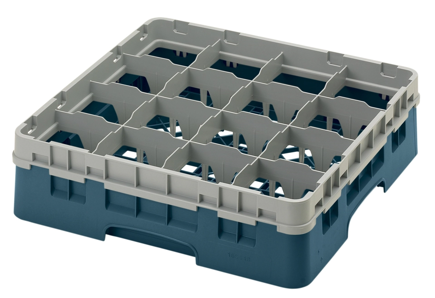 Camrack a. 20 compartiments 11.4cm turquoise