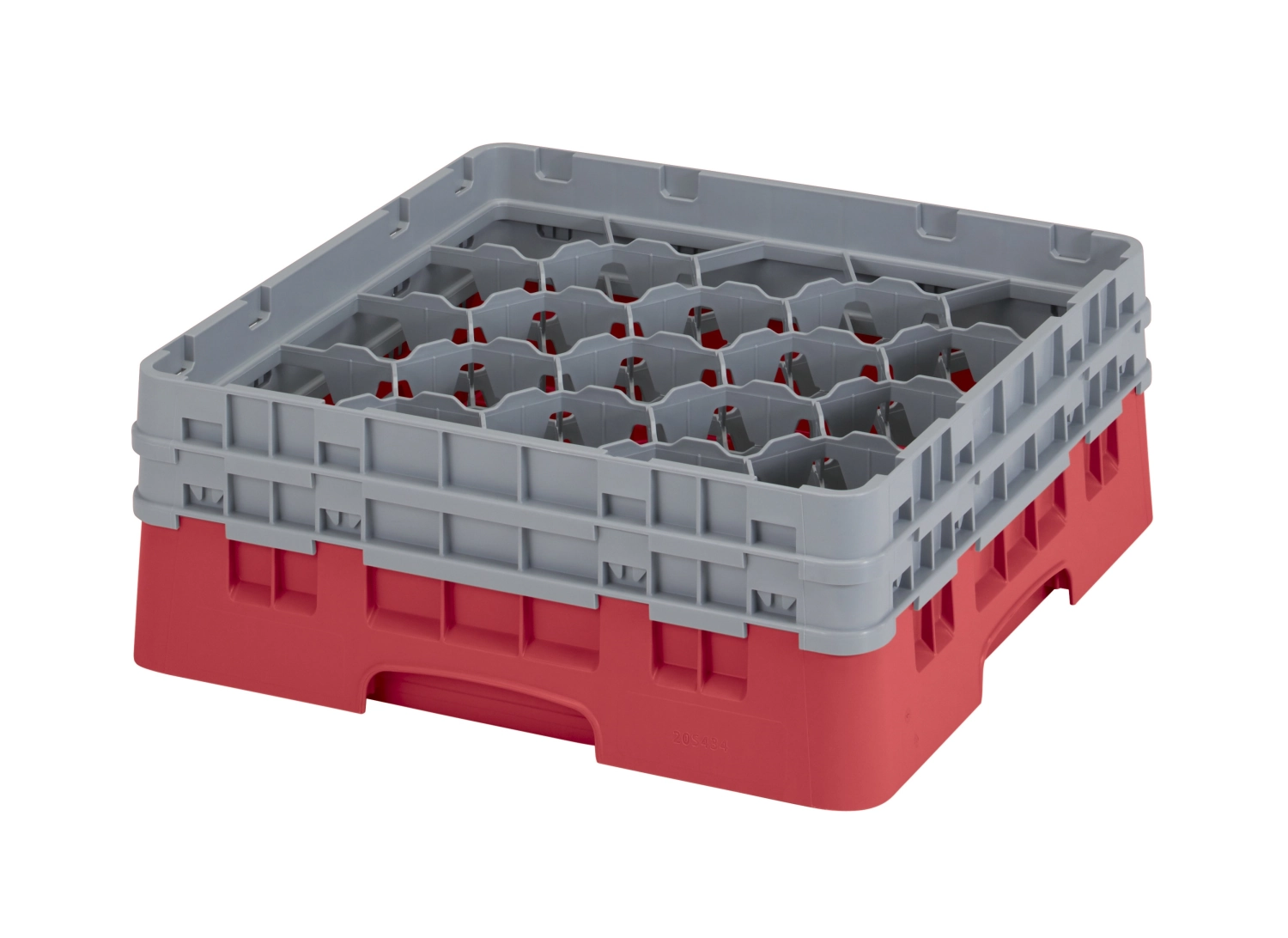 Camrack a. 20 compartiments 13.3cm rouge