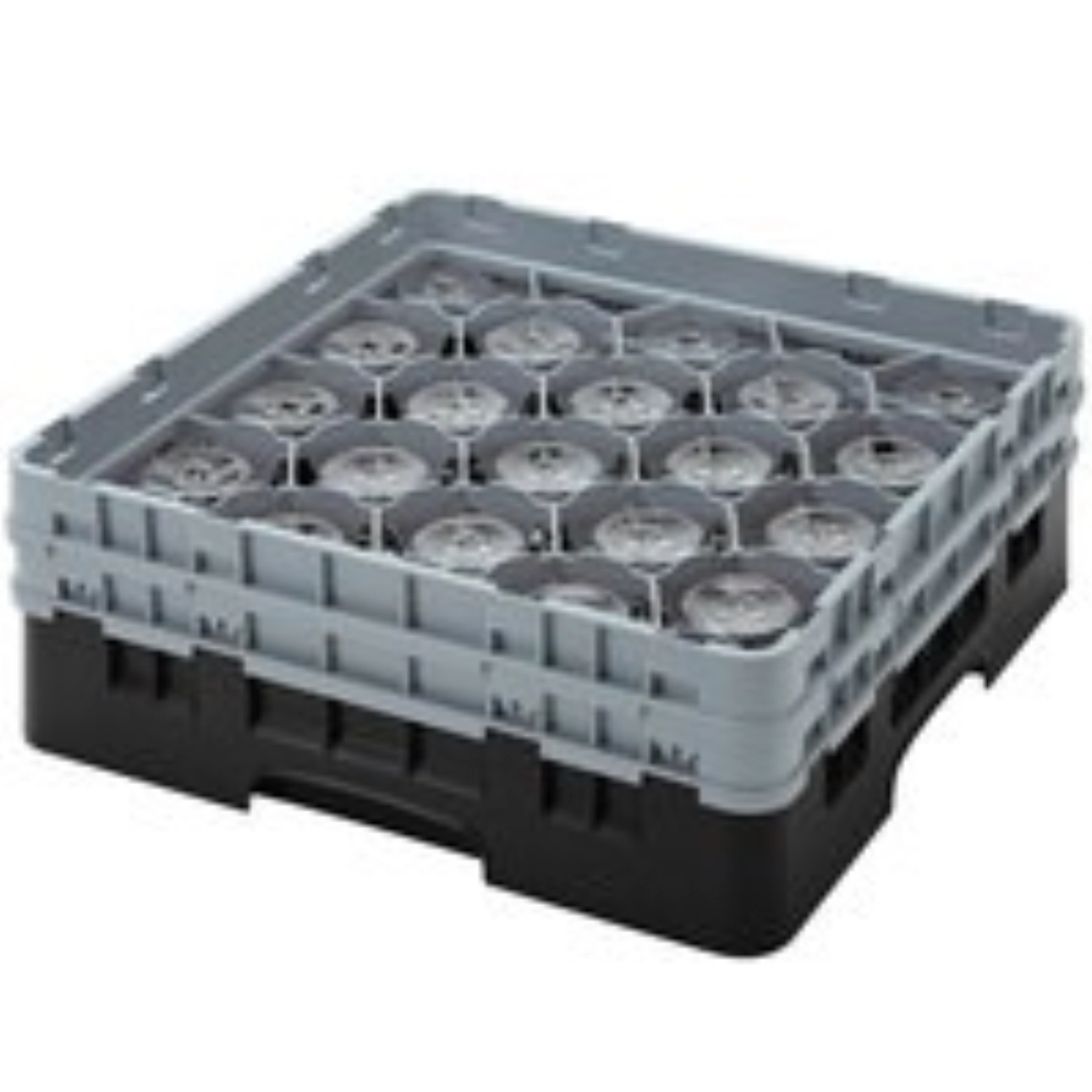 Camrack a. 20 compartiments 15.5cm noir