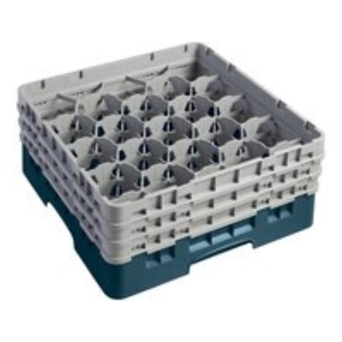 Camrack a. 20 compartiments 17.4cm turquoise