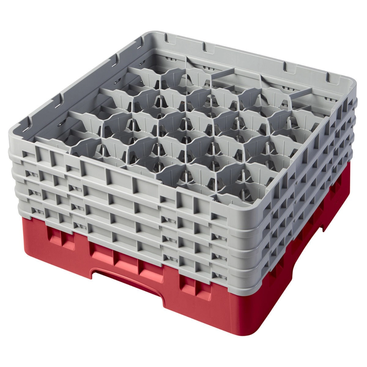 Camrack a. 20 compartiments 23.8cm rouge