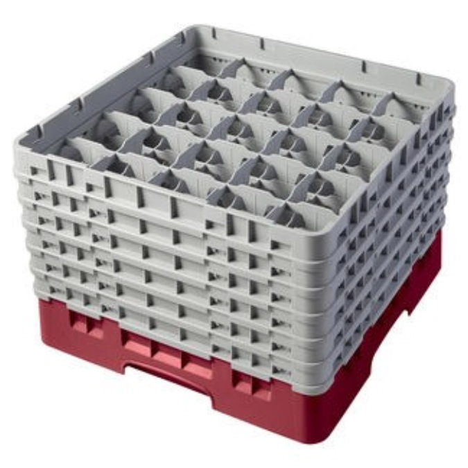 Camrack a. 25 compartiments 32cm Cranberry