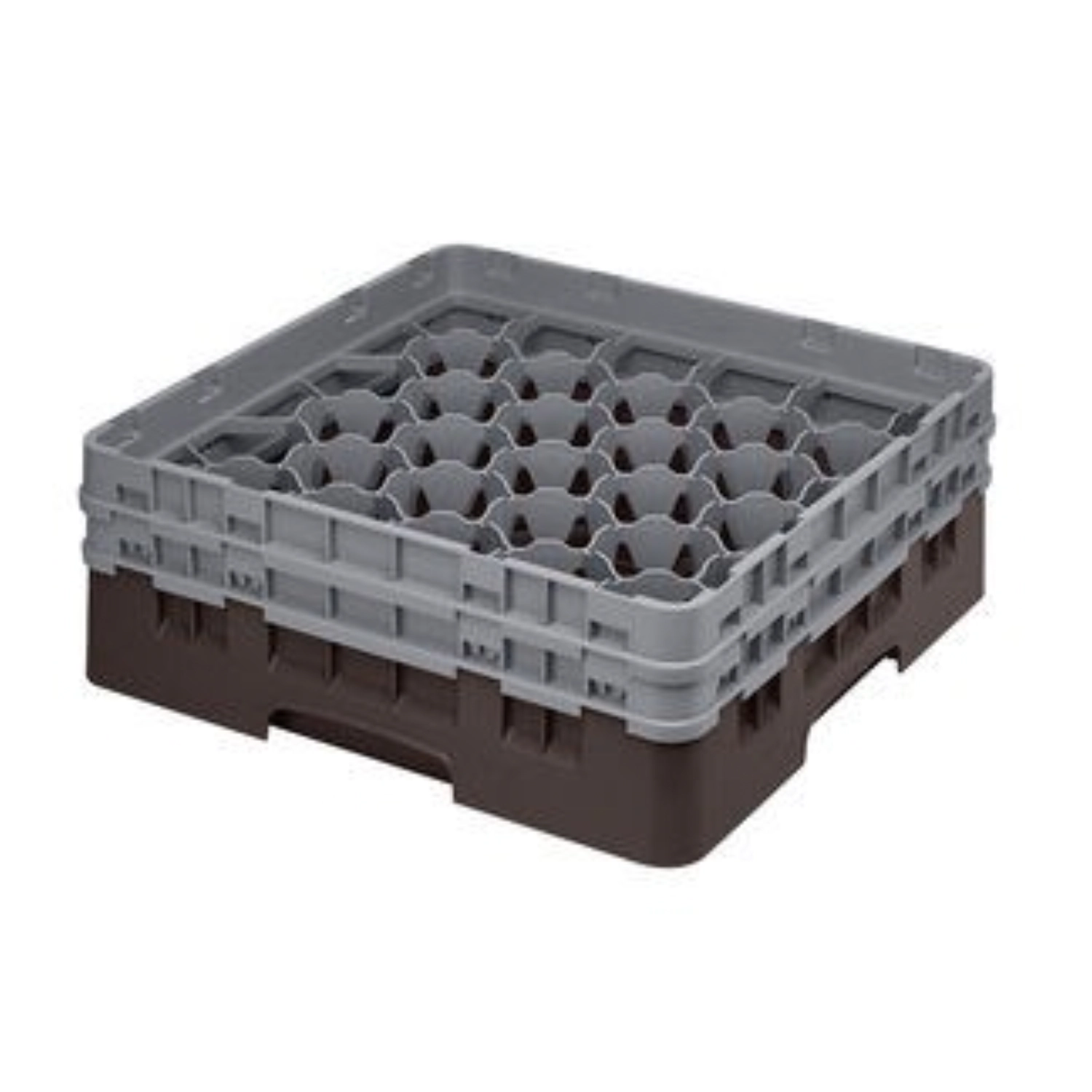 Camrack a. 30 compartiments 13.3cm brun