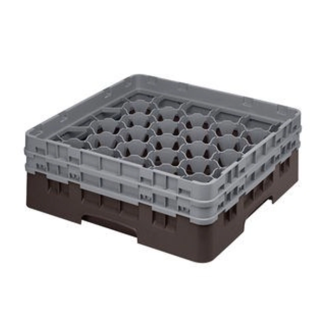 Camrack a. 30 compartiments 13.3cm brun