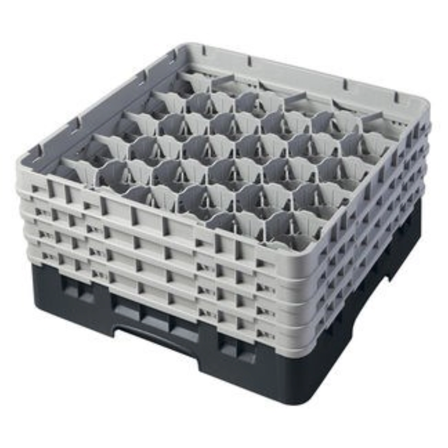 Camrack a. 30 compartiments 21.5cm noir