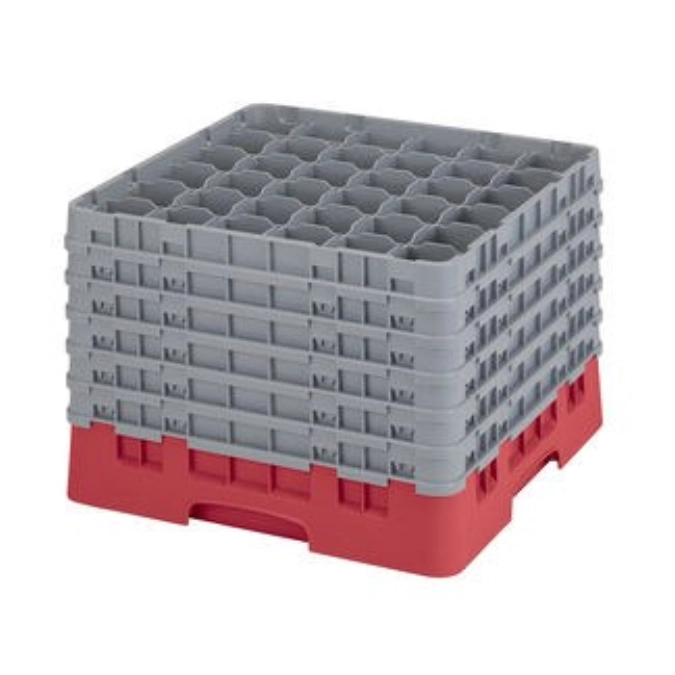 Camrack a. 36 compartiments 32cm rouge