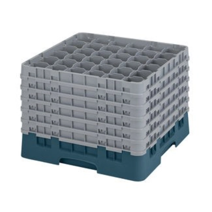Camrack a. 36 compartiments 32cm turquoise