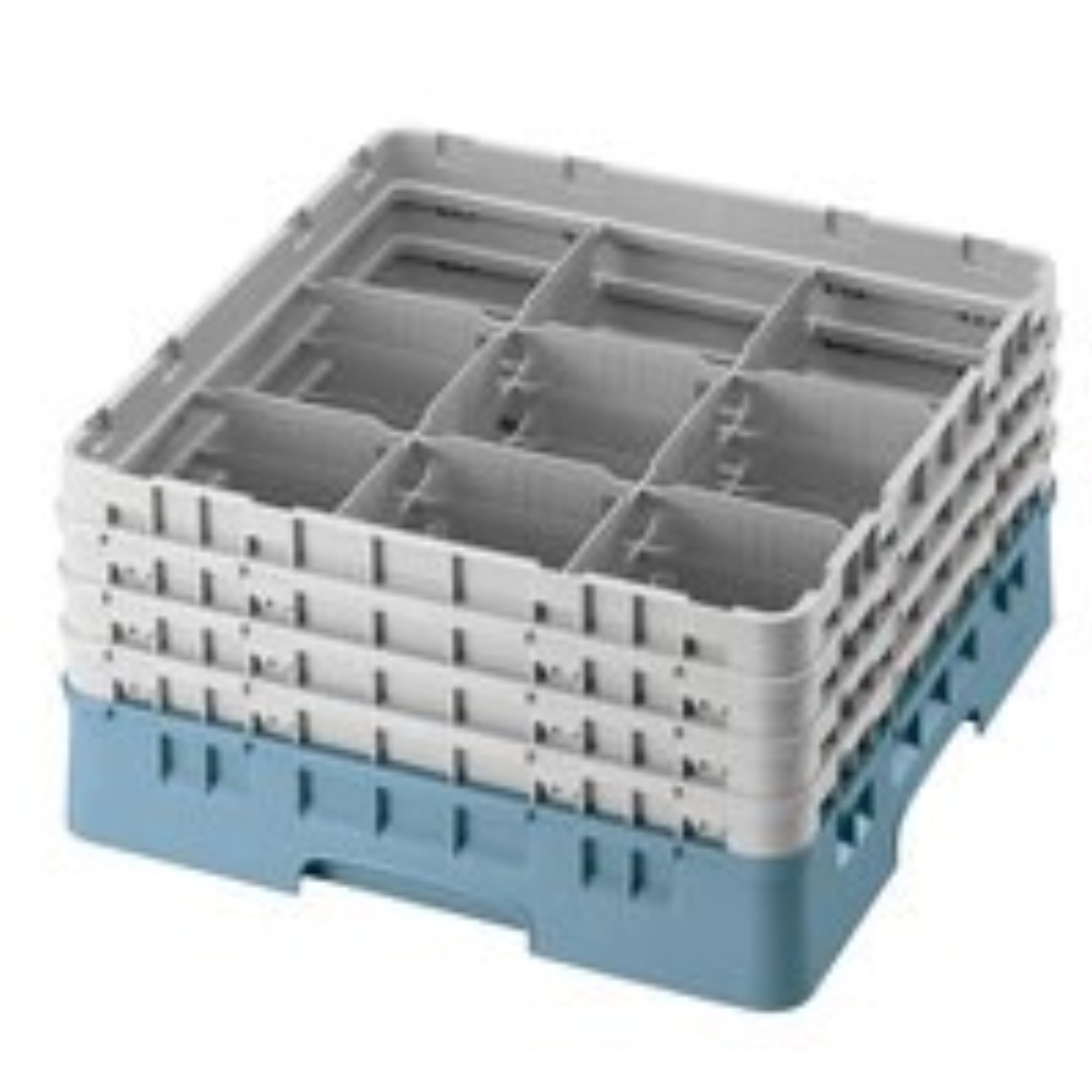 Camrack a. 9 compartiments 29.8cm Turquoise