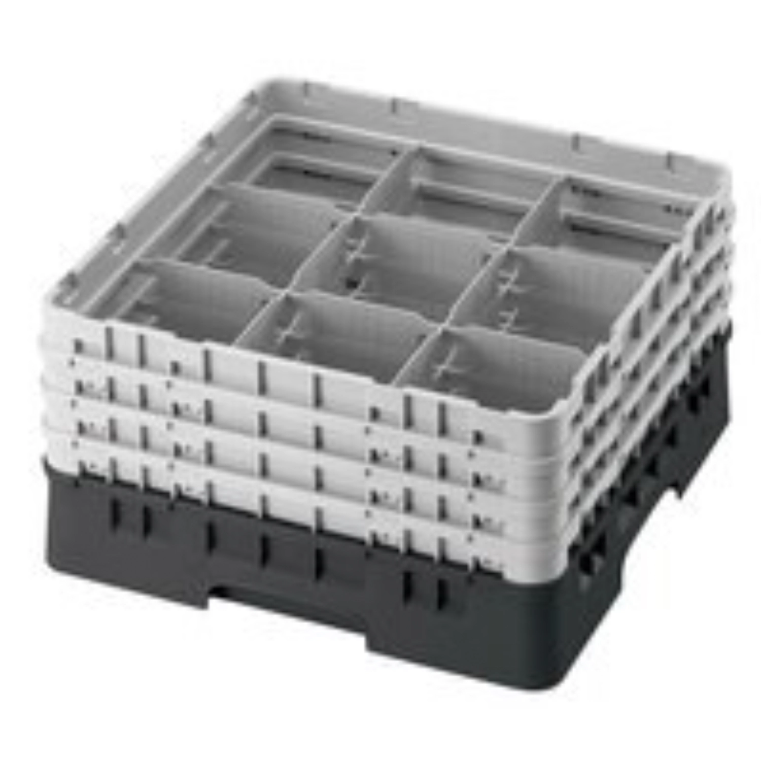 Camrack a. 9 compartiments 13.3cm noir