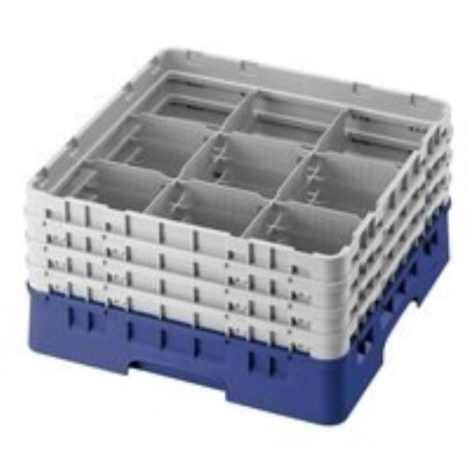 Camrack a. 9 compartiments 13.3cm bleu