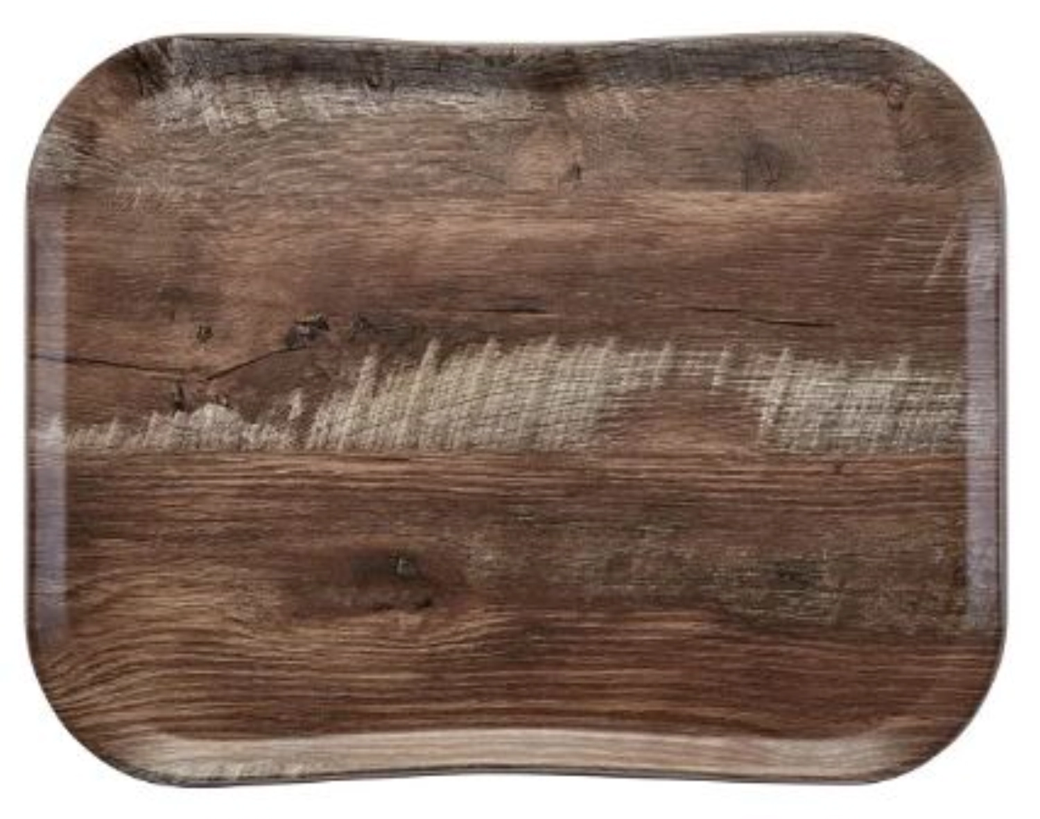 Plateau Versa Century 26.5x32.5 cm Chêne foncé