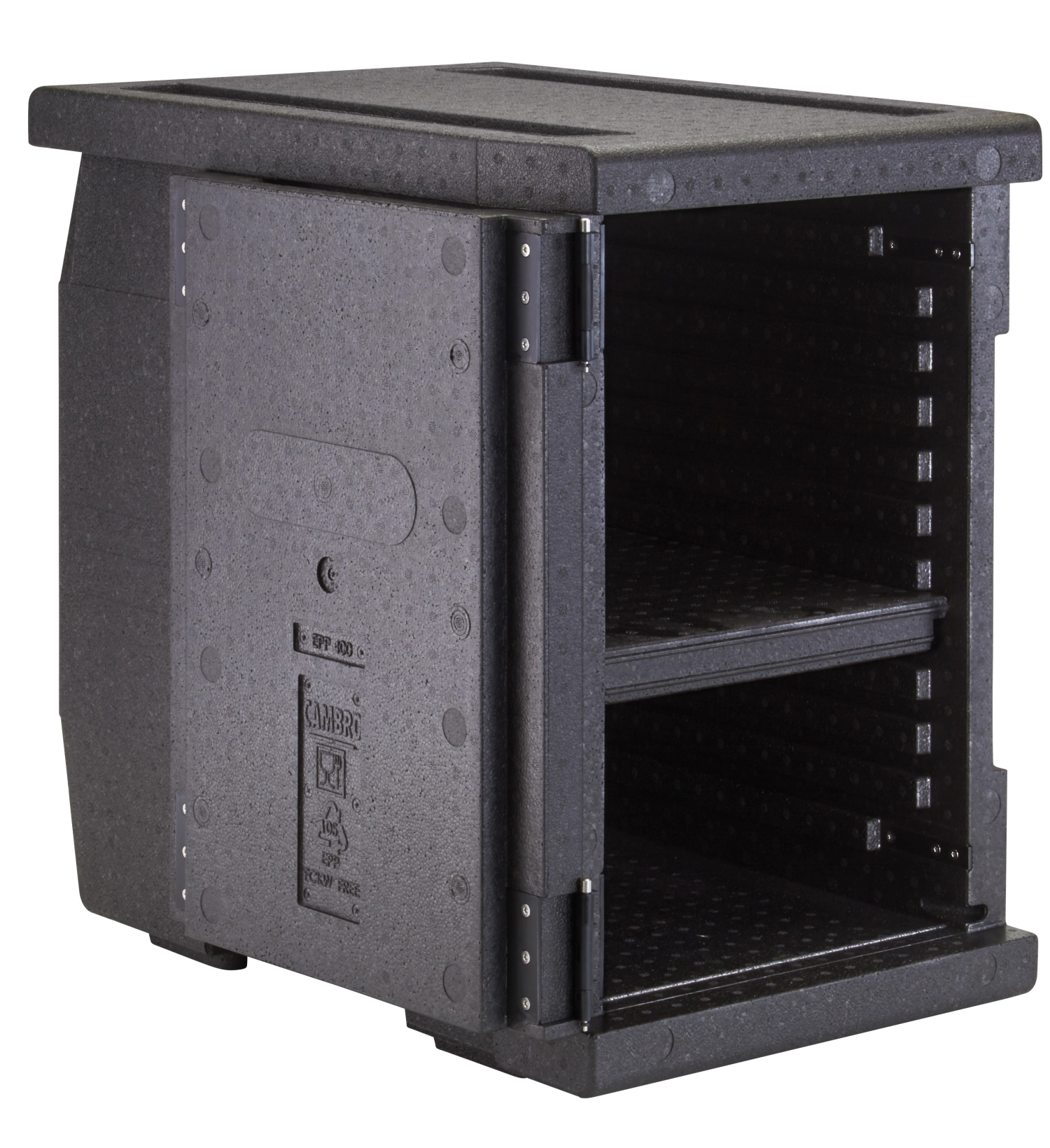 EPP400 boîte de transport FRONT LOAD 64x44x62.5cm noir