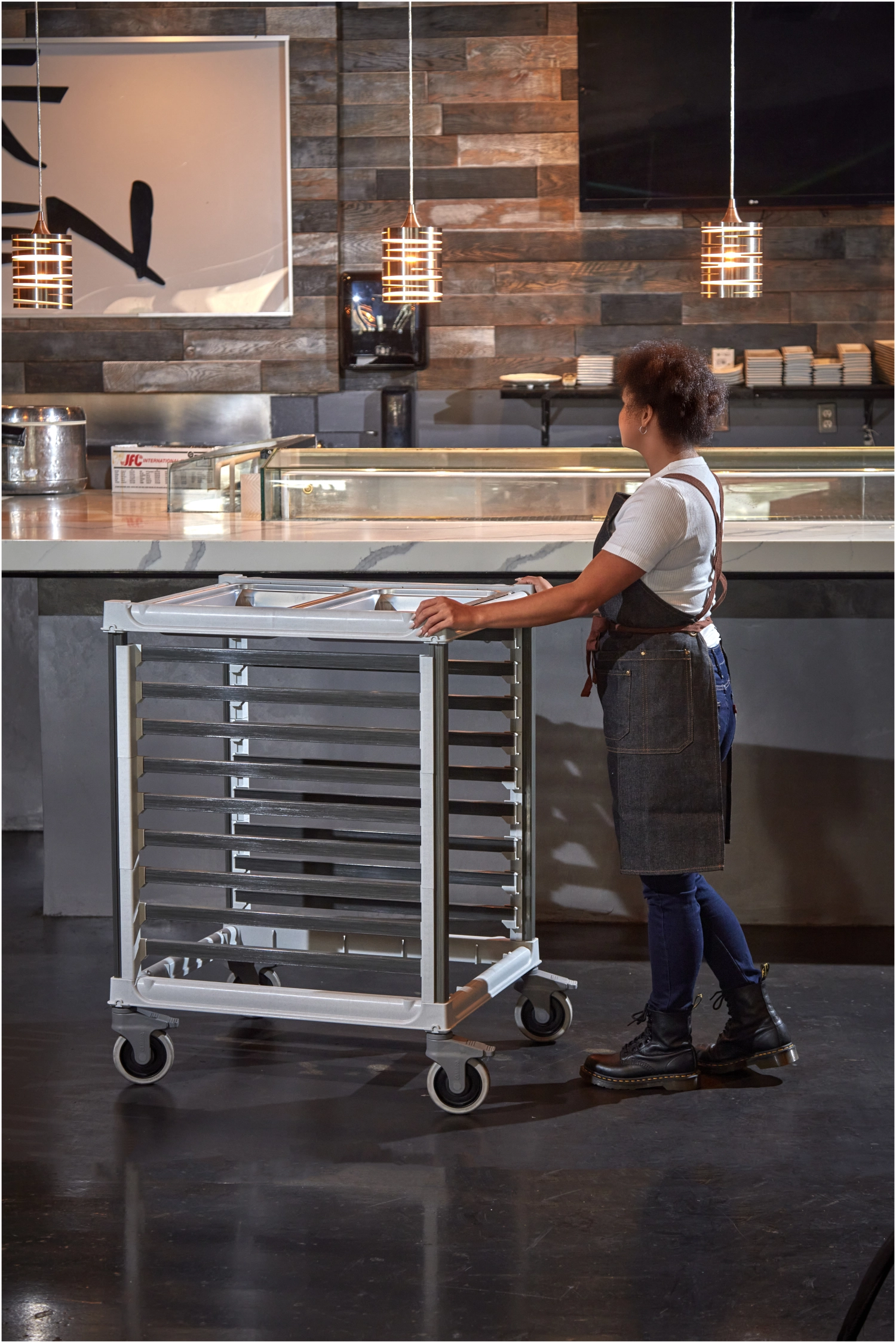 Camshelving Wagen niedrig
