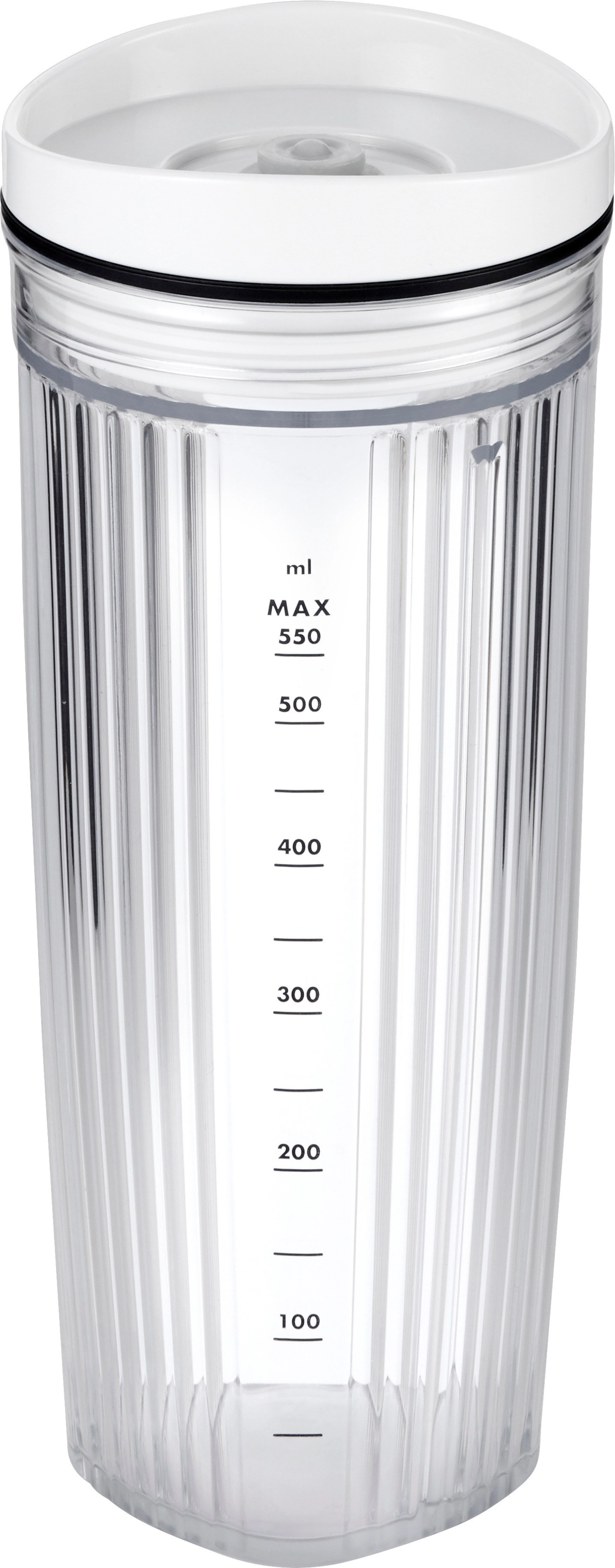 Récipient pour blender avec couvercle 550ml blanc